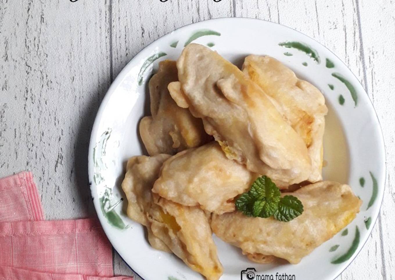 Pisang tanduk goreng crispy