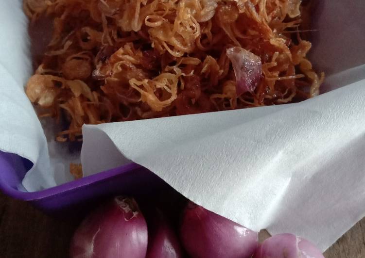 Cara Gampang Membuat 31) Bawang Merah Goreng, Enak Banget