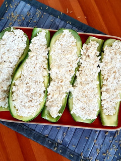 Foto di Zucchine ripiene di riso integrale e ricotta