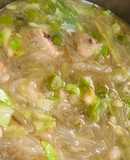 Chicken & Vegetable Vermicelli Soup - Sotanghon / Glass Noodle Soup