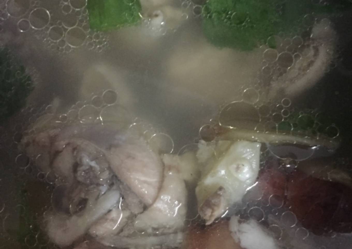 Sop ayam ala Pak Min Klaten