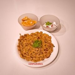 Jackfruit flour Thalipeeth A picture of Jackfruit flour Thalipeeth.