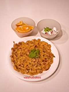 A picture of Jackfruit flour Thalipeeth.