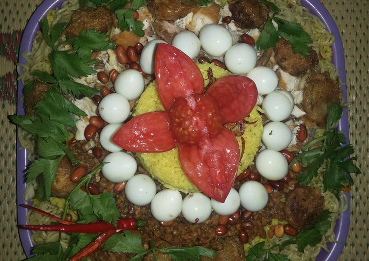 Nasi kuning ulang tahun ala mbak gendok