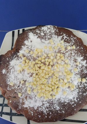 Una foto de Bizcocho chocolate sin huevo