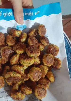 Hình của món Cá viên tự làm từ đậu hũ (đậu phụ).