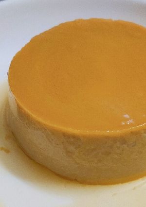 Hình của món Flan sữa hạt.