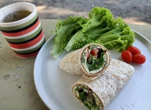 Gambar Wrap telur dadar (eatclean)