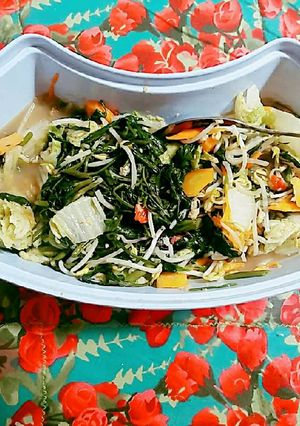 Foto resep Cah kangkung sawi