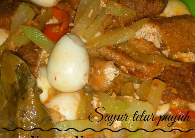 Sayur tahu telur puyuh