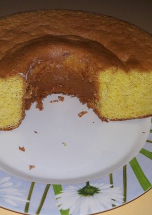 Una foto de Bizcochuelo (genoise) de naranja