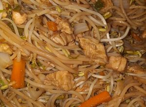 Una foto de Fideos chinos