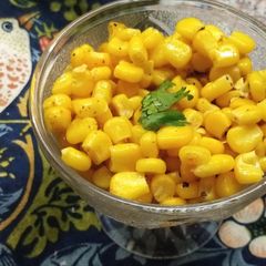 A picture of Spicy buttered sweet corn 🌽.