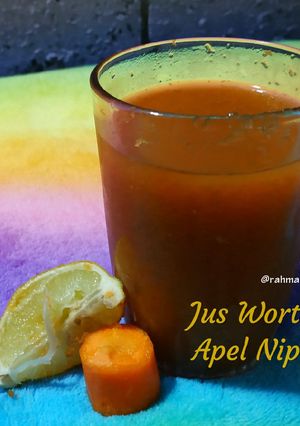 Foto resep 24. Jus Wortel Apel Nipis🥕🍎🍋