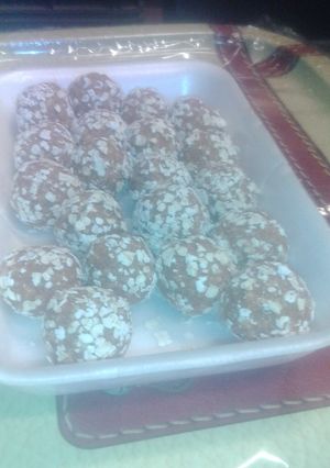 Una foto de Trufas de maria con avena