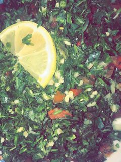 صورة لوصفة تبولة