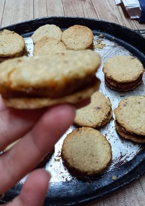 Una foto de Alfajores de avena