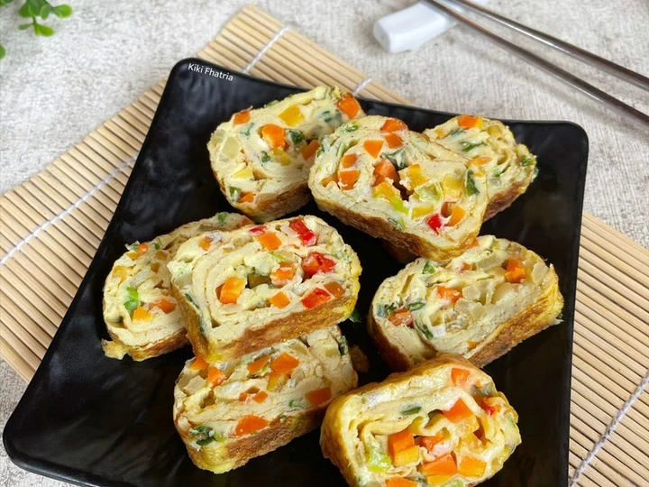 Cara Mudah Membuat Resep Korean Egg Roll / Gyeran Mari yang Lezat Anti Ribet, Lezat Sekali