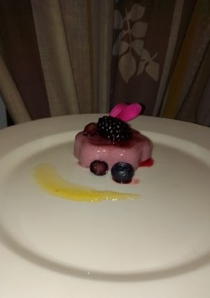 Una foto de Panna cotta