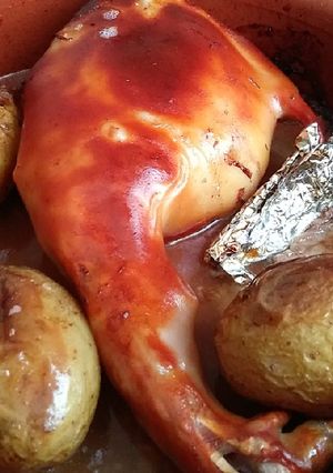 Una foto de Cochinillo al horno