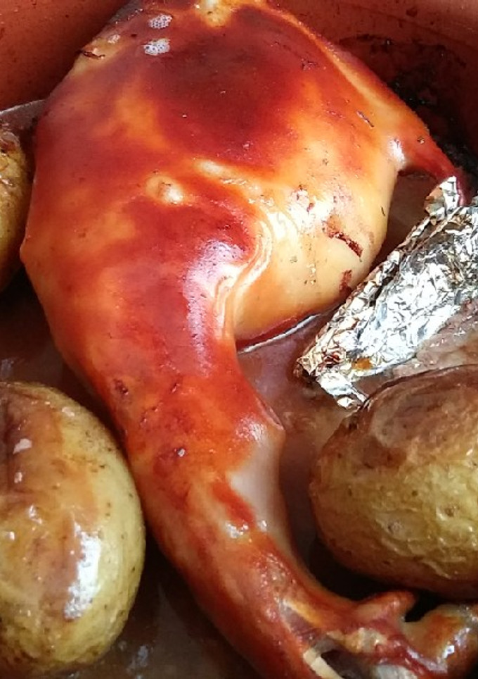 Una foto de Cochinillo al horno