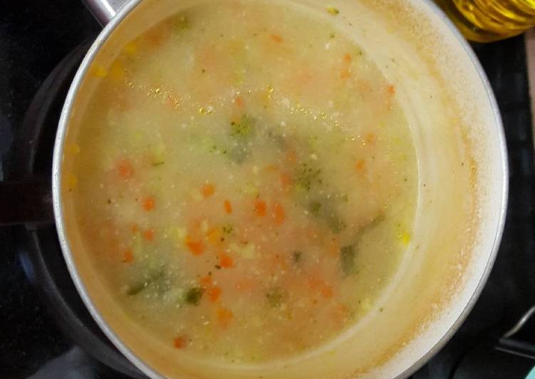Cream soup sayuran MPASI 1y+ Resep membuatnya Resep Masakan Mu