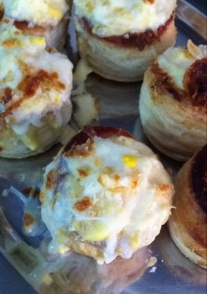 Foto principal de Volovanes rellenos de huevo duro y bechamel