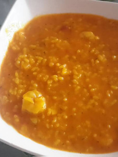 Una foto de Arroz caldoso con gambas