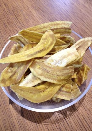 A picture of Homemade Banana Chips.