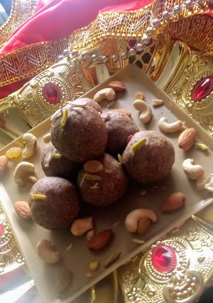 A picture of Flaxseed pinni.