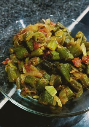 A picture of Jhat phat Bhindi.