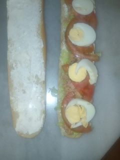 Una foto de Bocata vegetal