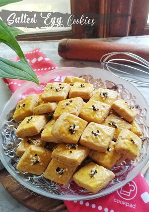 Foto resep (413) Melted Salted Egg Cookies