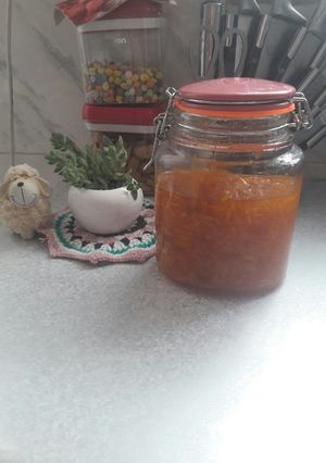 عکسی از دستور مربای پوست پرتقال