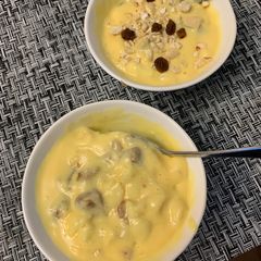 A picture of Fruit custard.