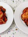 Gnocchis y tortellinis con pisto, especial veganos y vegetarianos