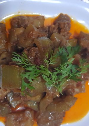 A picture of Lauki ki sabzi.