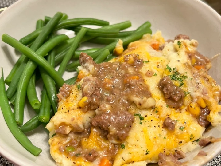 Easy Steps to Make Recipe Cheesy Shepherd&amp;#39;s Pie that is Really Delicious, Can Spoil the Tongue}