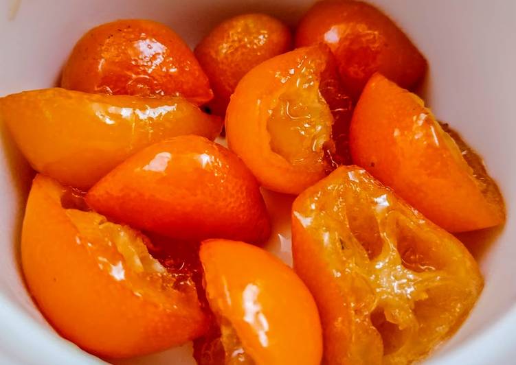 Steps to Make Favorite Candied Kumquats