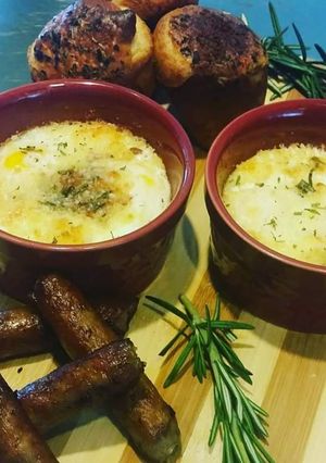 A picture of Baked Parmesan Eggs 😚.