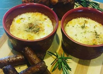 Popular Cuisine Baked Parmesan Eggs  Most Delicious