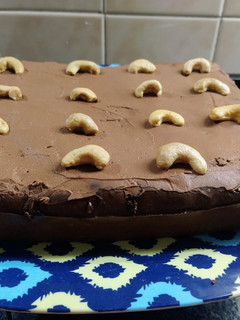 Una foto de Brownies sin azúcar y sin manteca