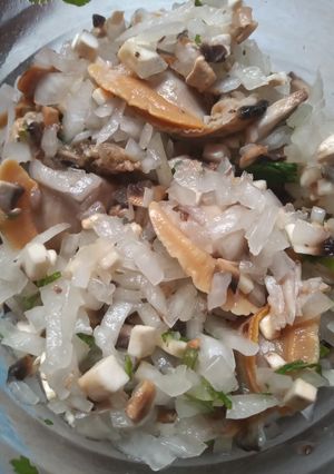 Una foto de Ceviche de mar y campo