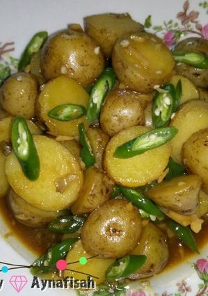 Foto resep Tumis Kentang Lombok Hijau