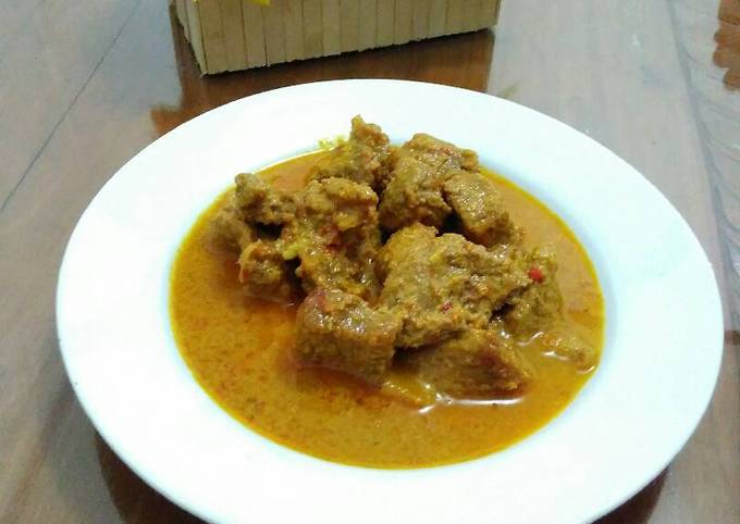 Rendang ala emak #kitaberbagi