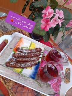 عکسی از دستور چای دارچین زعفران