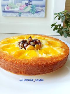 عکسی از دستور کیک نارنگی 🍊