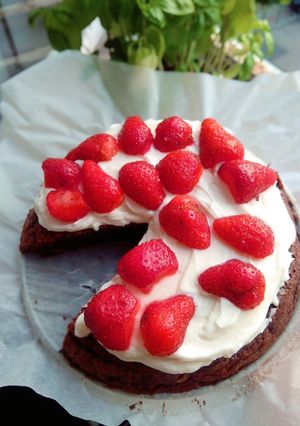 Epres-mascarponés Japán sajttorta recept fotója