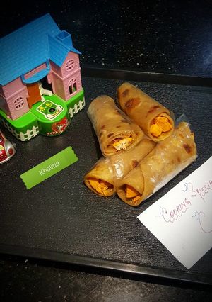 A picture of #Chicken #Tikka #Paratha#Roll #CookingSpecial.