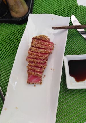 Una foto de Tataki de atún